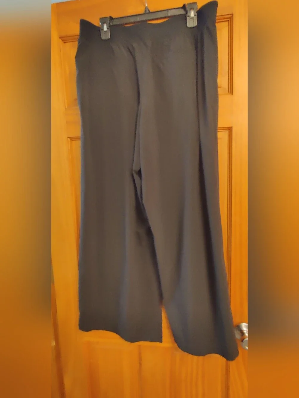 Athleta Black Flowy Trouser Size 16 - Picture 4 of 6